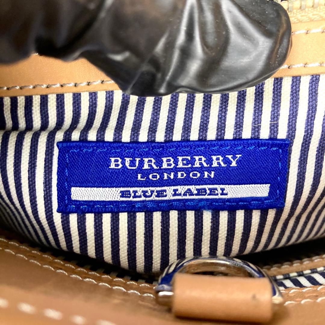 バーバリー ブルーレーベル トートバッグ ホースロゴ キャンバス