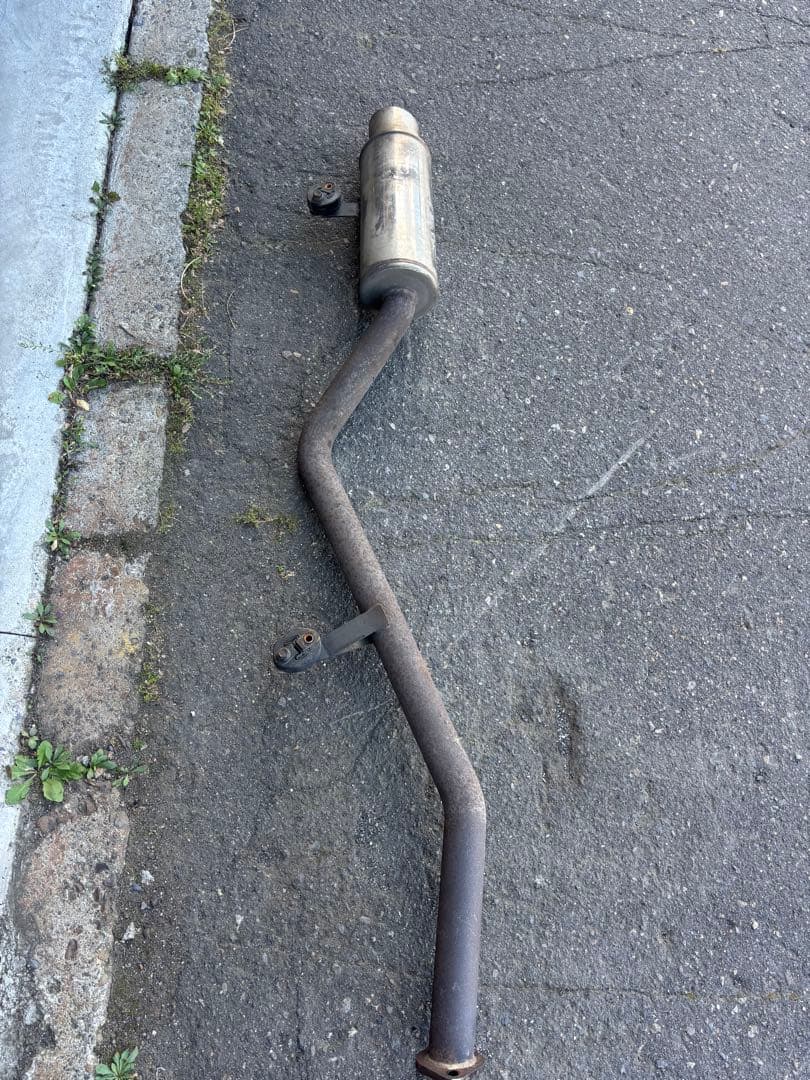 JA11 ジムニー　社外ステンレスマフラー　リアマフラー　社外ガスケット