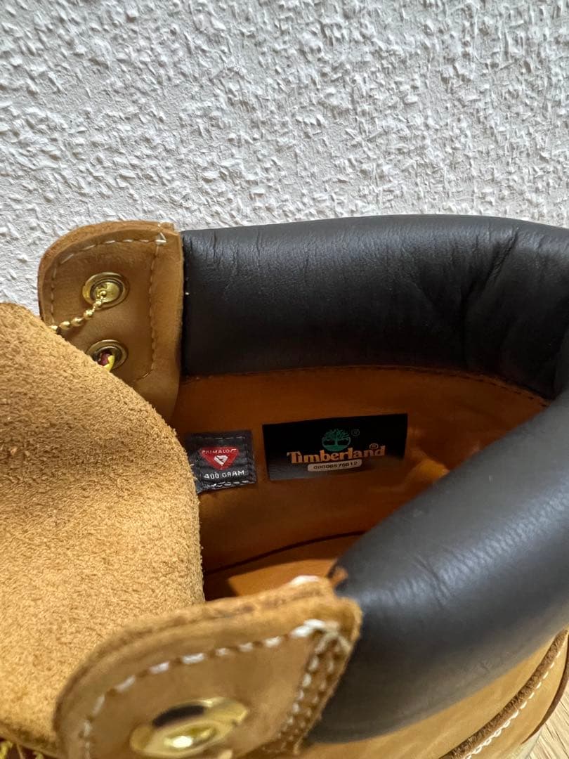 Timberland ベージュ ハイカットブーツ 箱付き