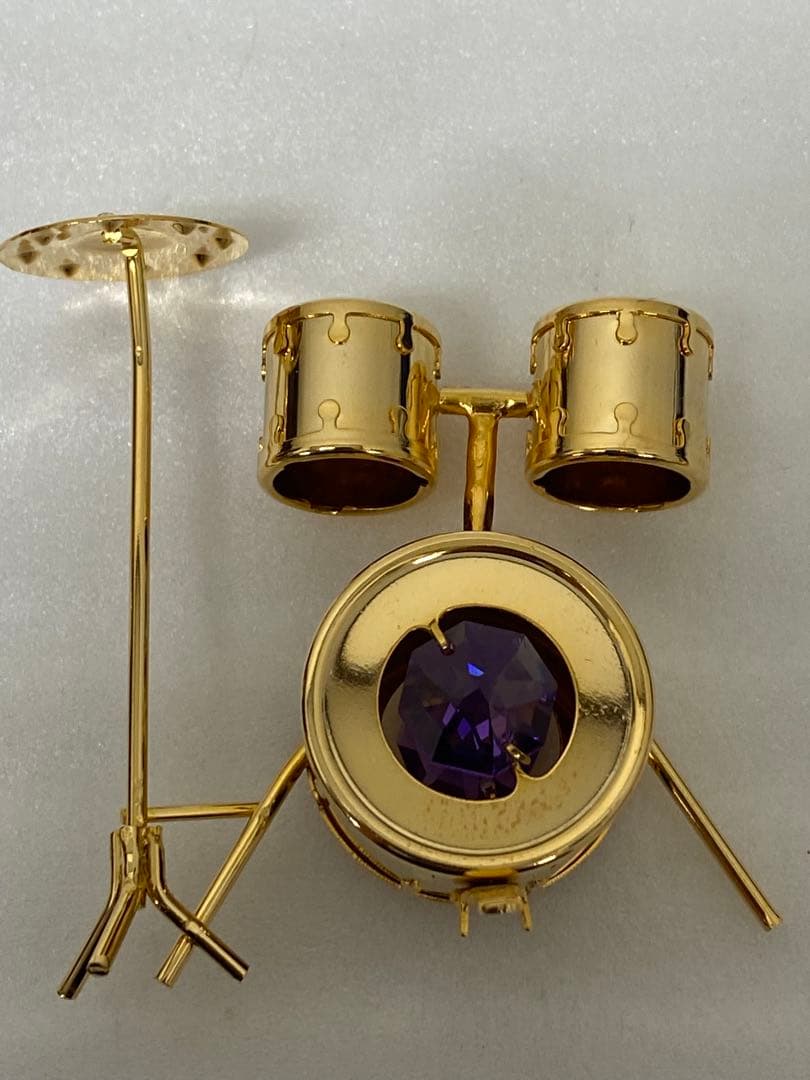 3-2673 スワロフスキー　ミニチュアハイヒール・楽器5点セット