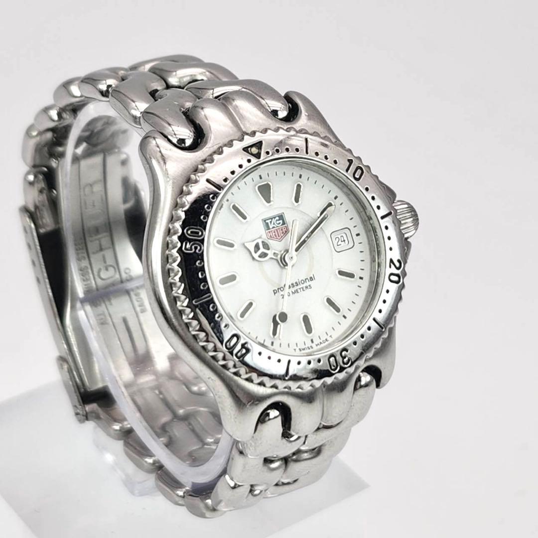 タグホイヤー　セル プロフェッショナル　WG1312 シルバー　ホワイト　デイト