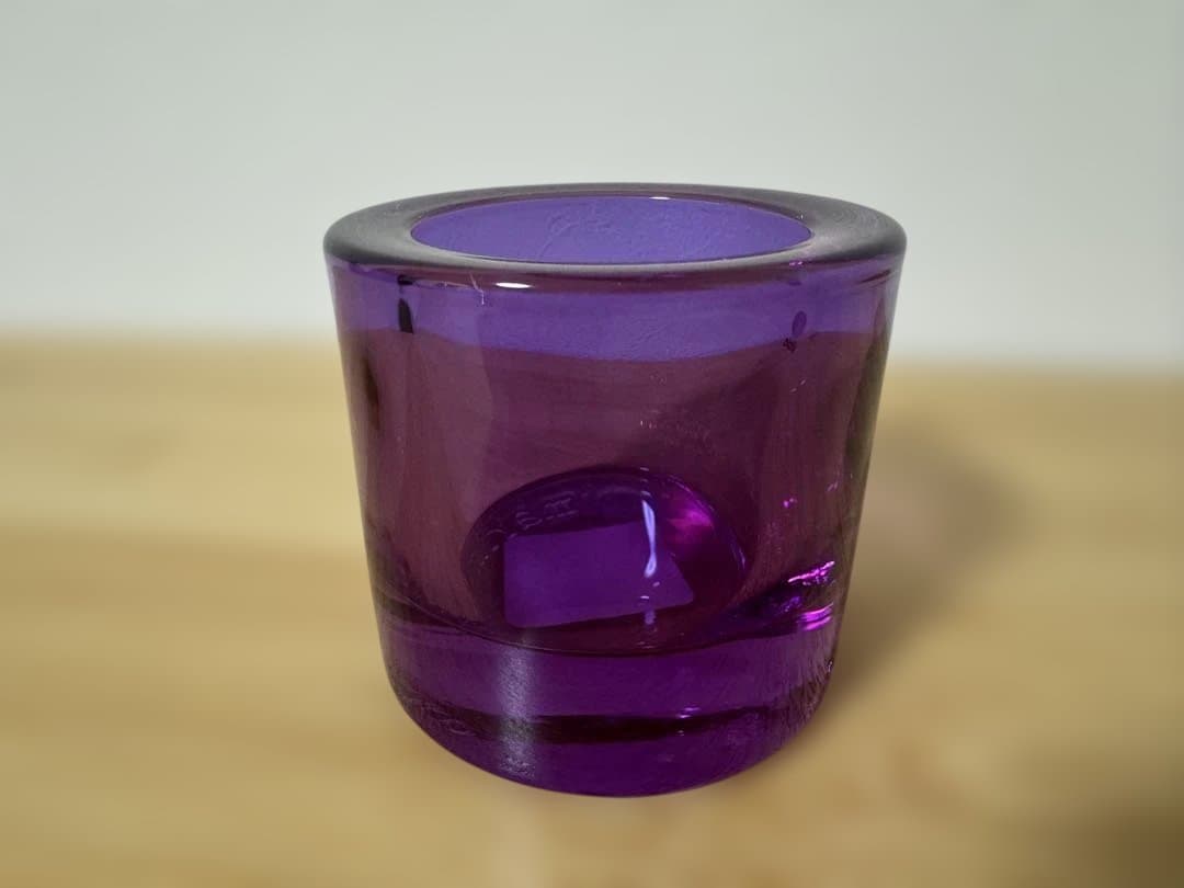 バ*☆様 【希少】 amethyst/ kiviガラスキャンドルホ