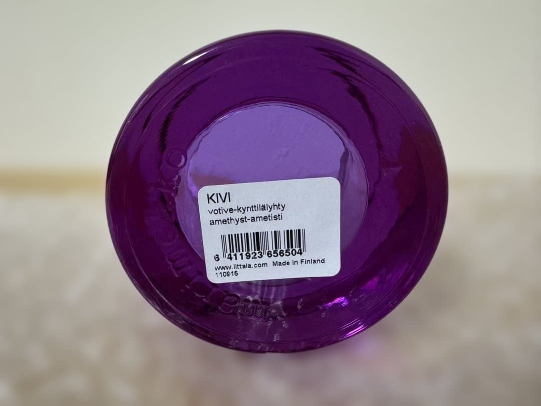 バ*☆様 【希少】 amethyst/ kiviガラスキャンドルホ