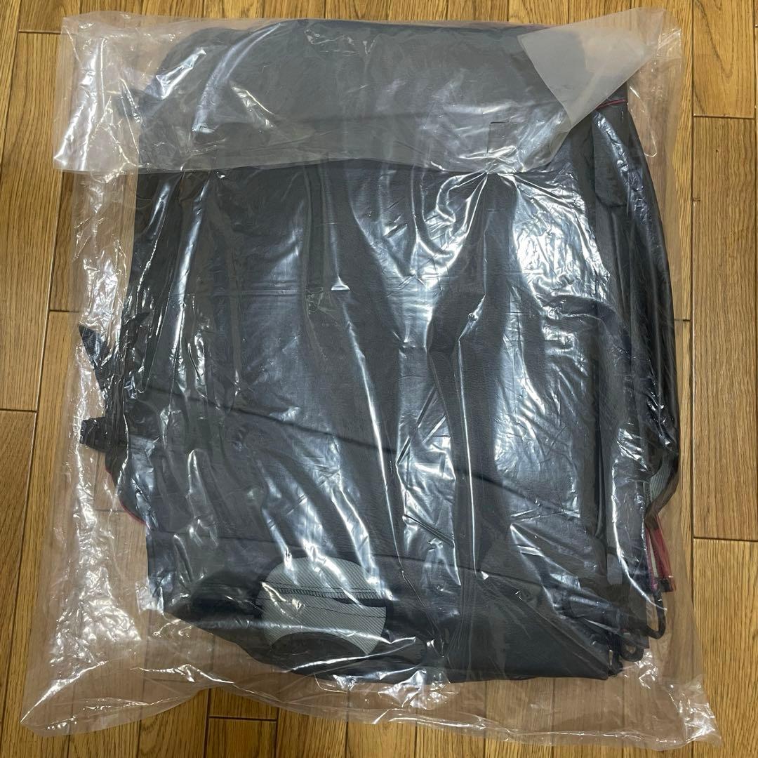 新品,三菱純正,スーパーグレート17用,シートカバー, 革調,左右セット,黒赤