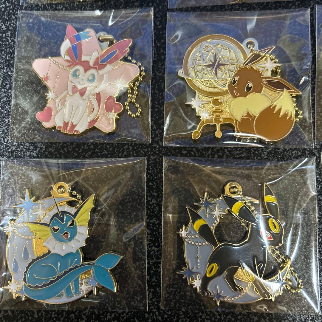 ポケモン1番くじイーブイ＆STAR rightNightメタルチャーム全9種類