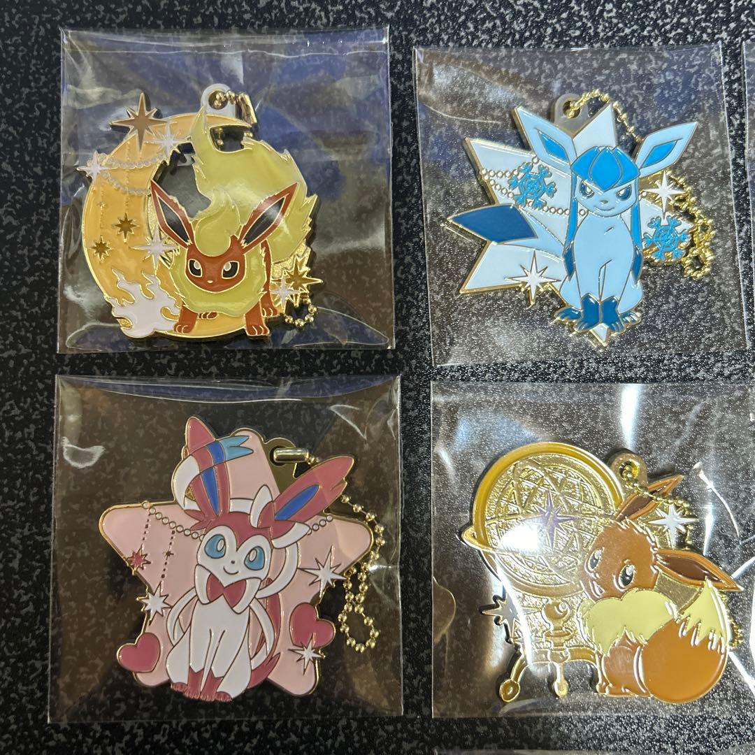 ポケモン1番くじイーブイ＆STAR rightNightメタルチャーム全9種類
