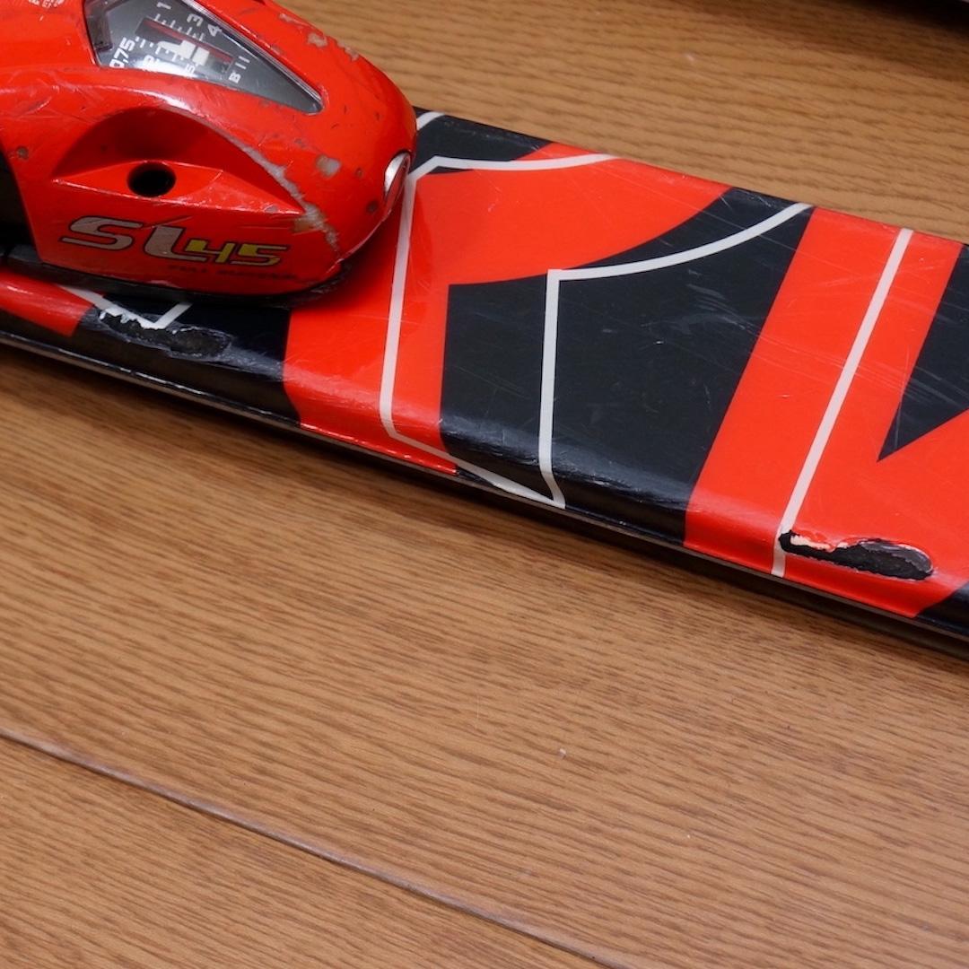 メンテ済 128cm 靴23cm CARVING スキーセット