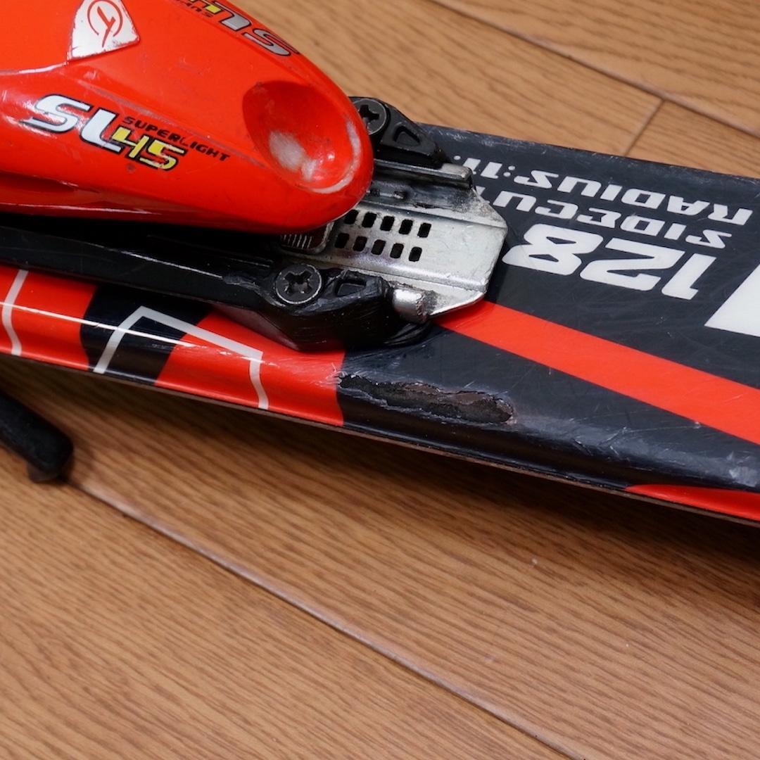 メンテ済 128cm 靴23cm CARVING スキーセット