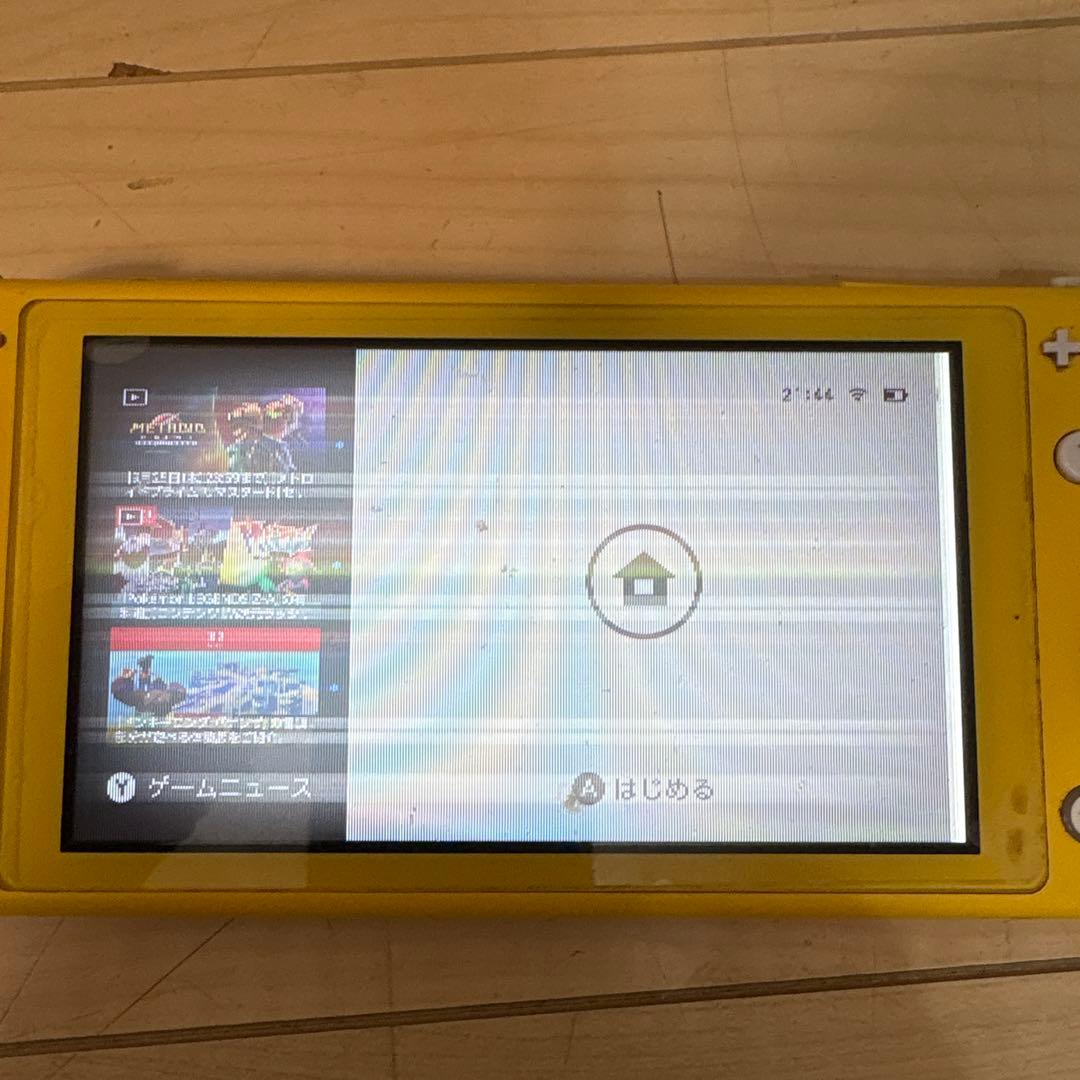 Nintendo Switch Lite イエロー 本体　ジャンク♪