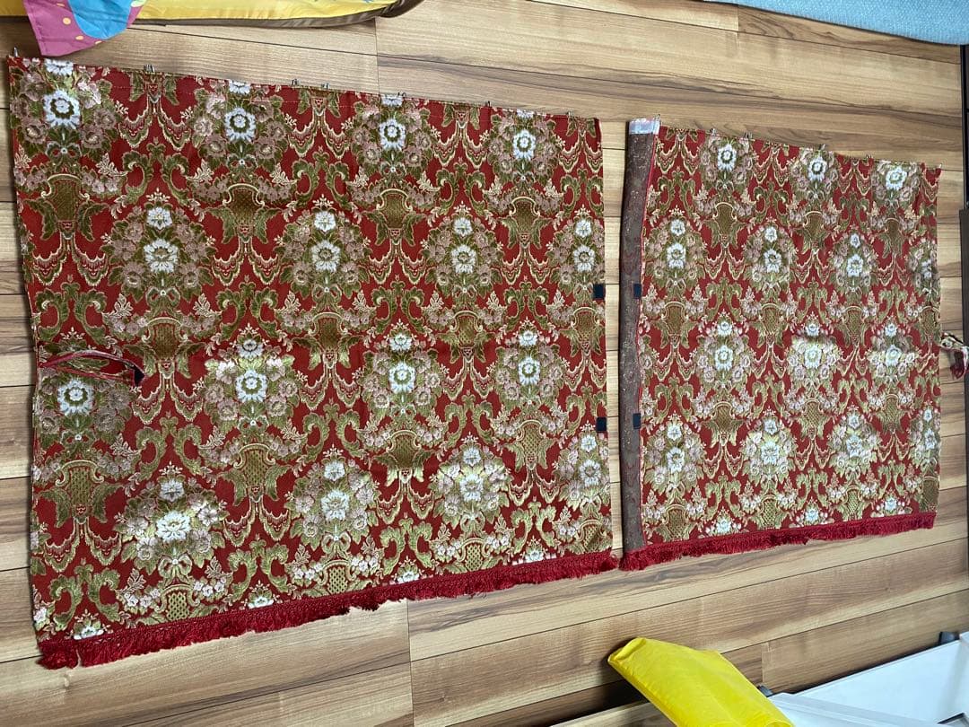 金華山　花かご　カーテンセット