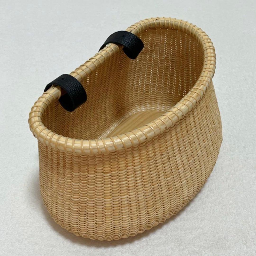 ナンタケットバスケット 自転車かごバスケット ラタン 籐 収納 おしゃれ