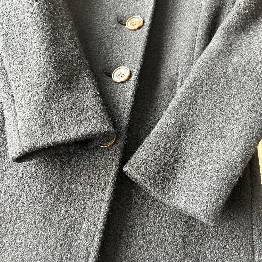 【美品】 WEEKEND MAX MARA ウールチェスターコート 黒 42