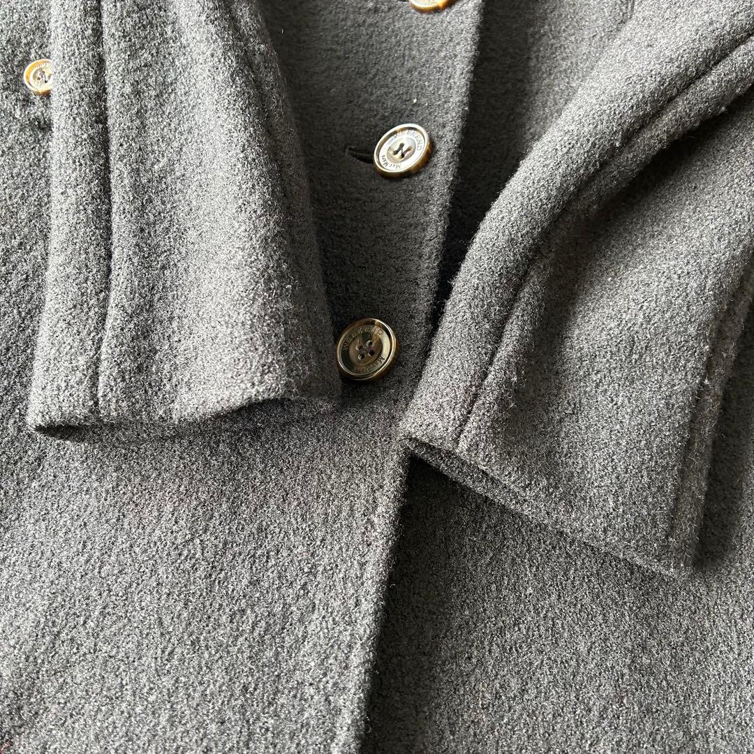 【美品】 WEEKEND MAX MARA ウールチェスターコート 黒 42