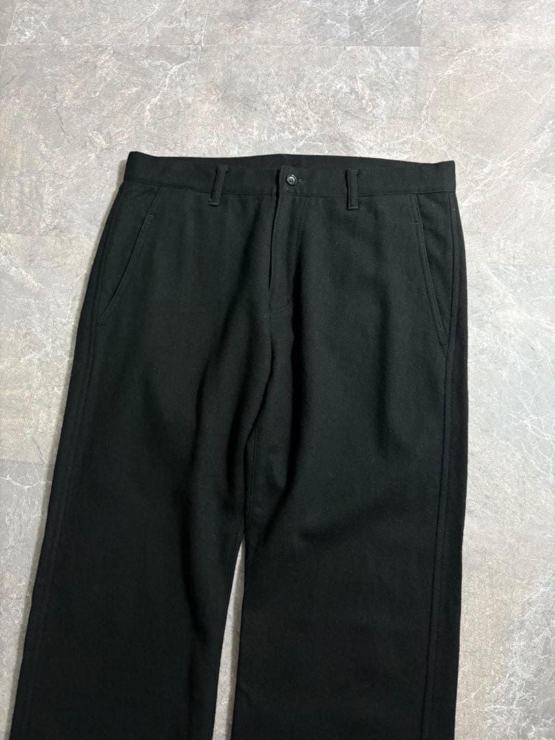 2005AW コムデギャルソンオム 縮絨ウール ノータックスラックス L 日本製