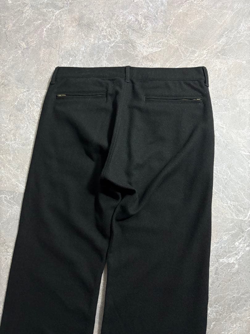 2005AW コムデギャルソンオム 縮絨ウール ノータックスラックス L 日本製