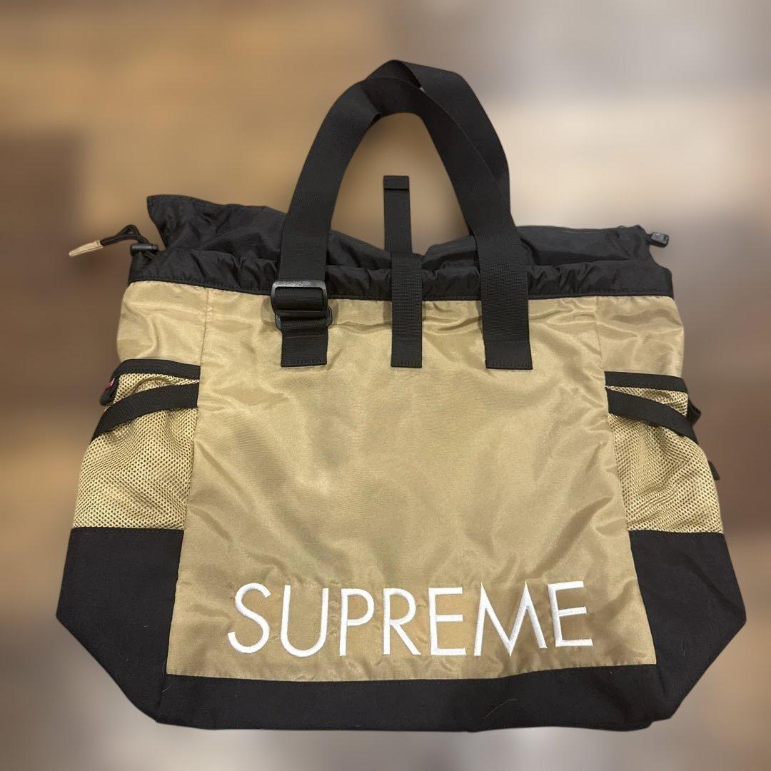 新品未使用　Supreme✖️ THE NORTH FACEトートバッグ ベージュ