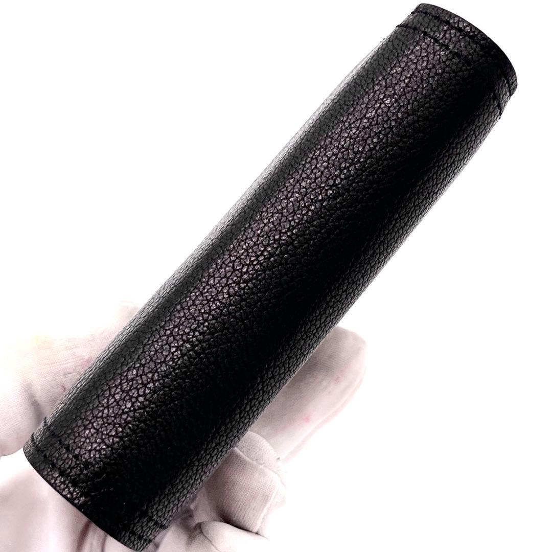 【新品未使用品】PORTER ダブル　二つ折り財布　レザー　ブラック×オレンジ