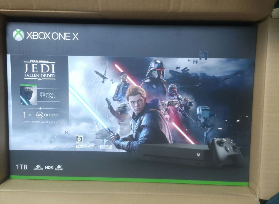 Xbox One X (Star Wars ジェダイ： 同梱版)　未開封