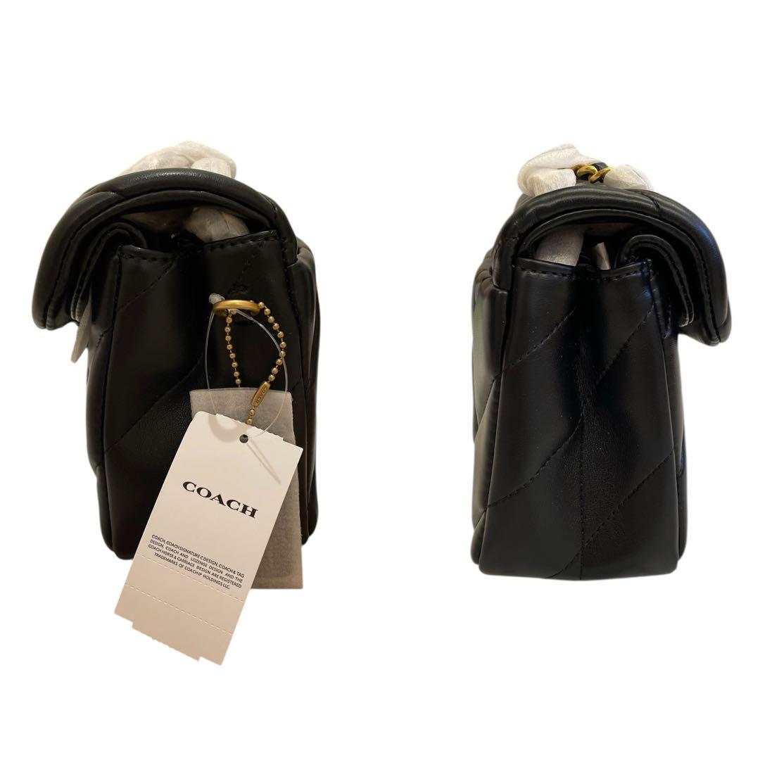 【新品】COACH コーチ タビー キルティング ショルダーバッグ 黒 2way