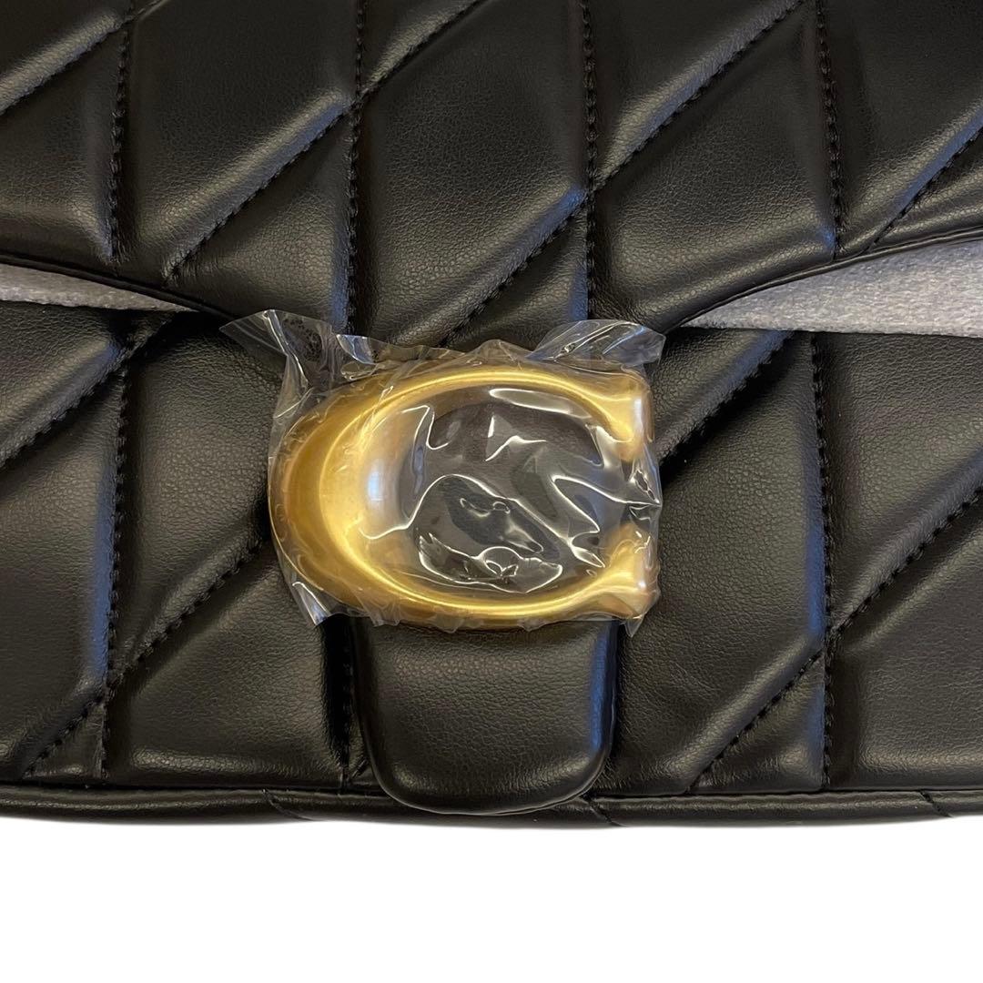 【新品】COACH コーチ タビー キルティング ショルダーバッグ 黒 2way