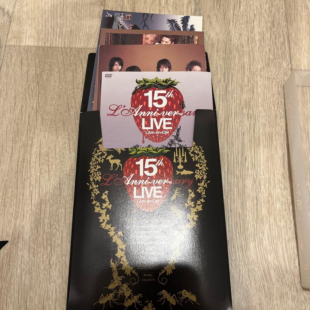 L'Arc〜en〜Ciel 15th 20th 25th ライブDVD セット