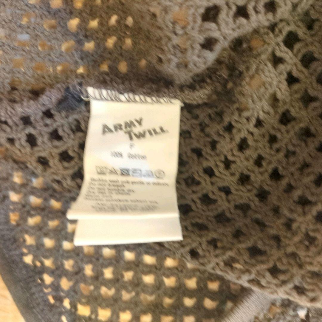 ARMY TWILL　メッシュフーディ