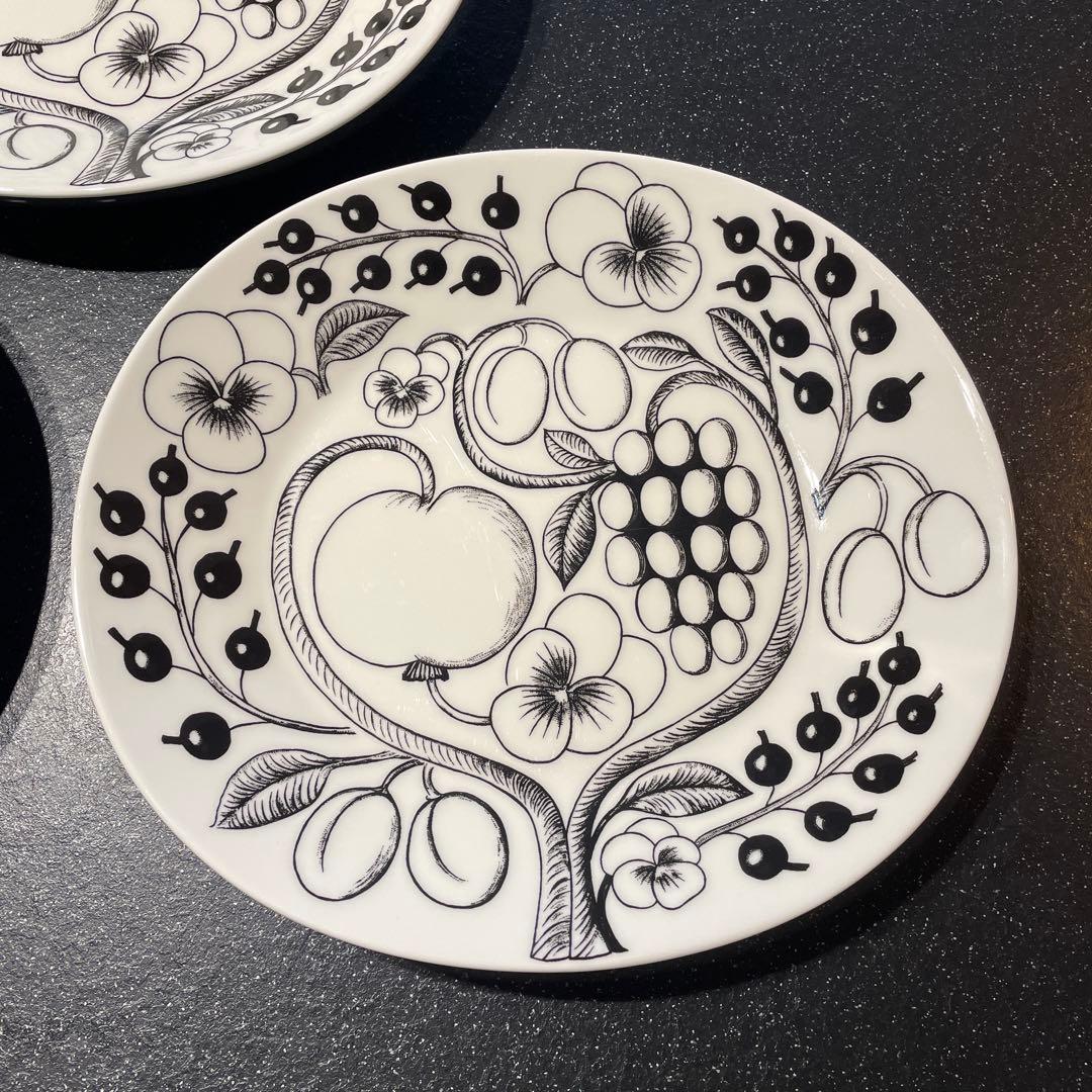 ARABIA アラビア　パラティッシ　ブラック　25cm オーバル