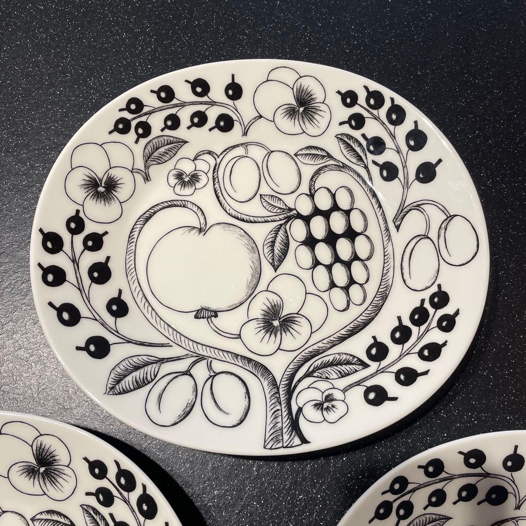 ARABIA アラビア　パラティッシ　ブラック　25cm オーバル