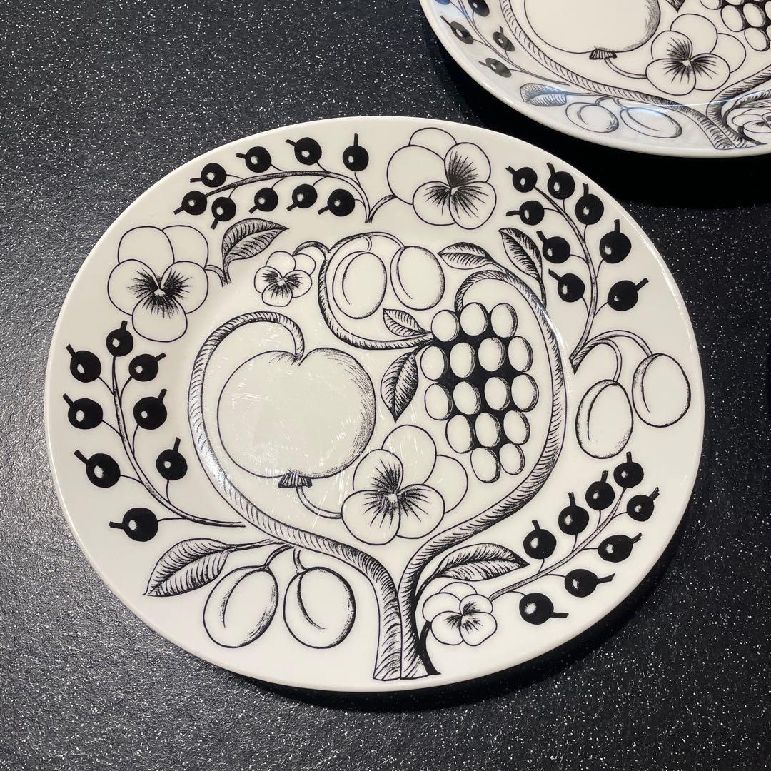 ARABIA アラビア　パラティッシ　ブラック　25cm オーバル