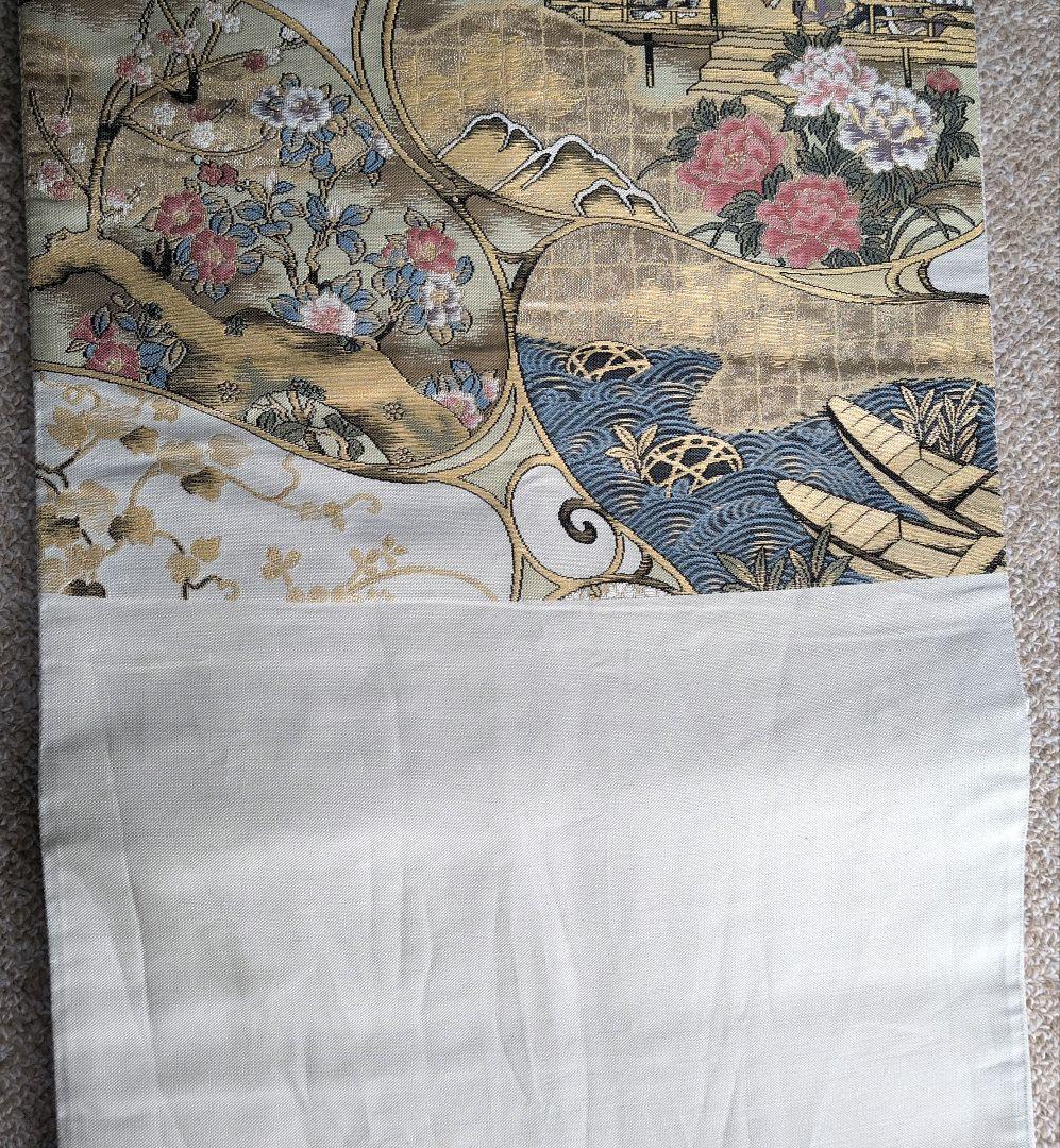 袋帯 正絹 「平安絵巻」