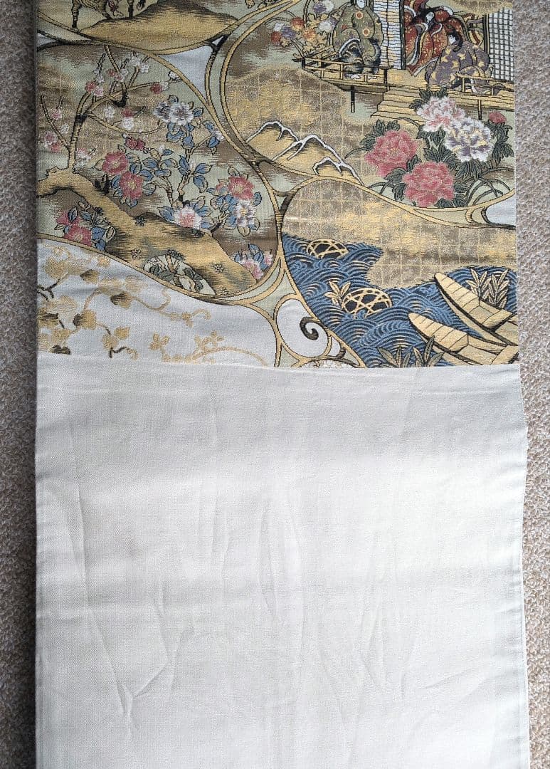 袋帯 正絹 「平安絵巻」