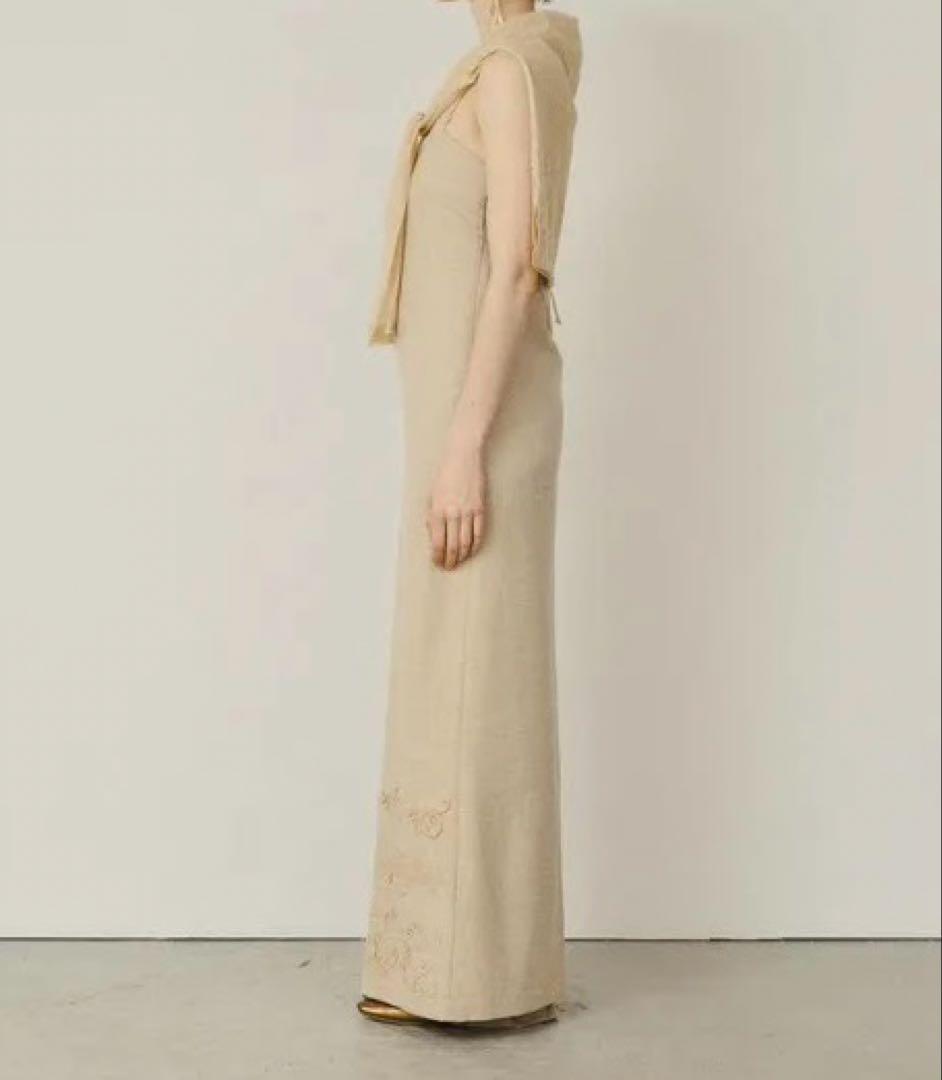 〖Eaphi〗EMBROIDERY LINEN LIKE ONEPIECE┋２