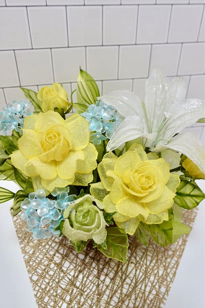 アメリカンフラワー（バラ、ユリ）ディップフラワー