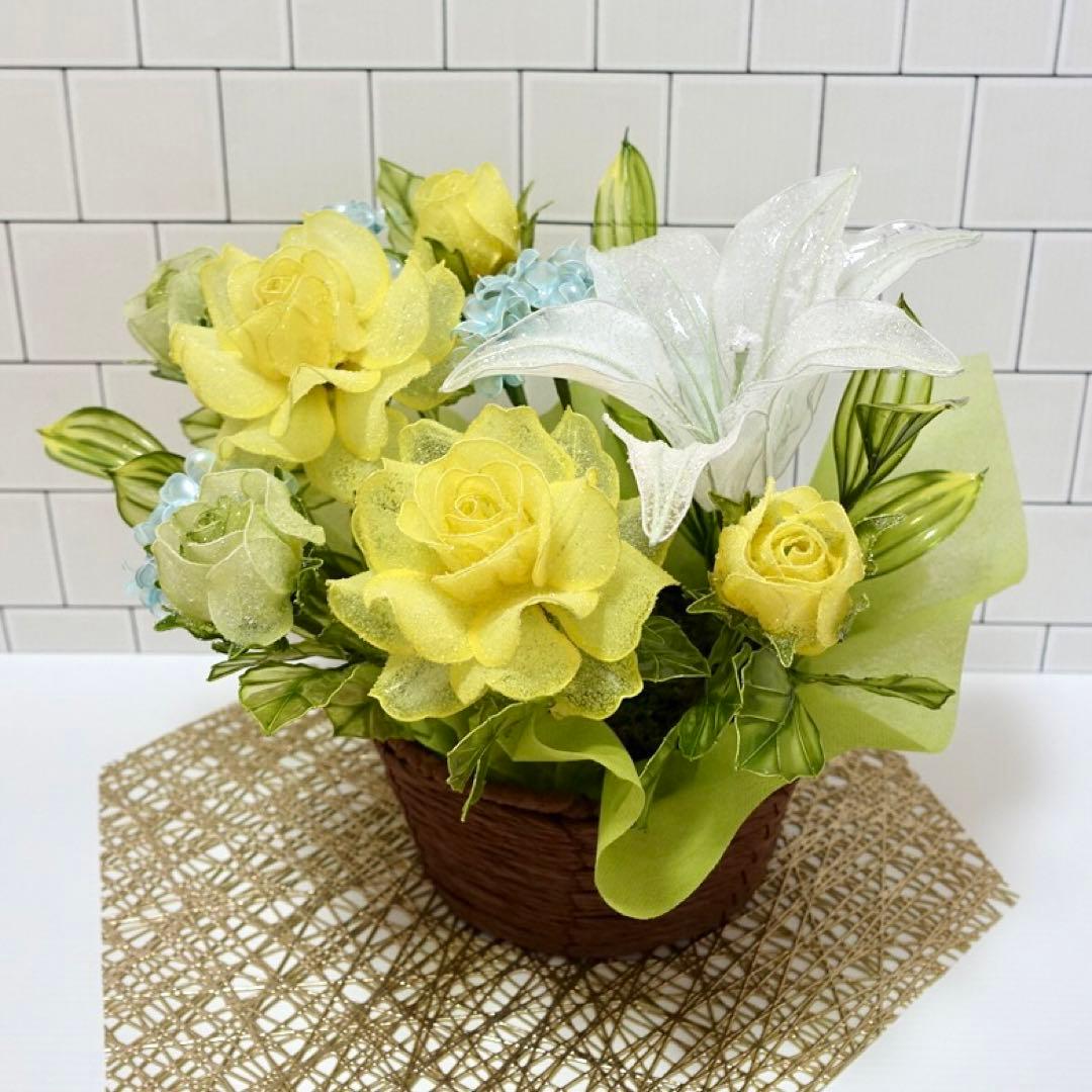 アメリカンフラワー（バラ、ユリ）ディップフラワー