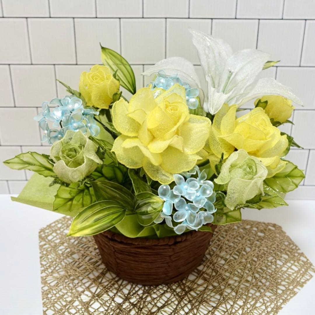 アメリカンフラワー（バラ、ユリ）ディップフラワー