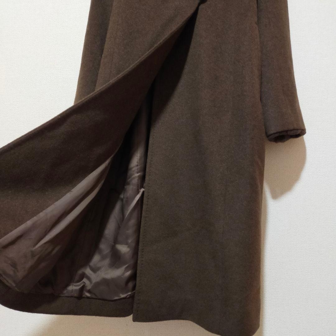 極美品　レリアン　ロロピアーナ　カシミヤ100%　ショールカラー　ロングコート