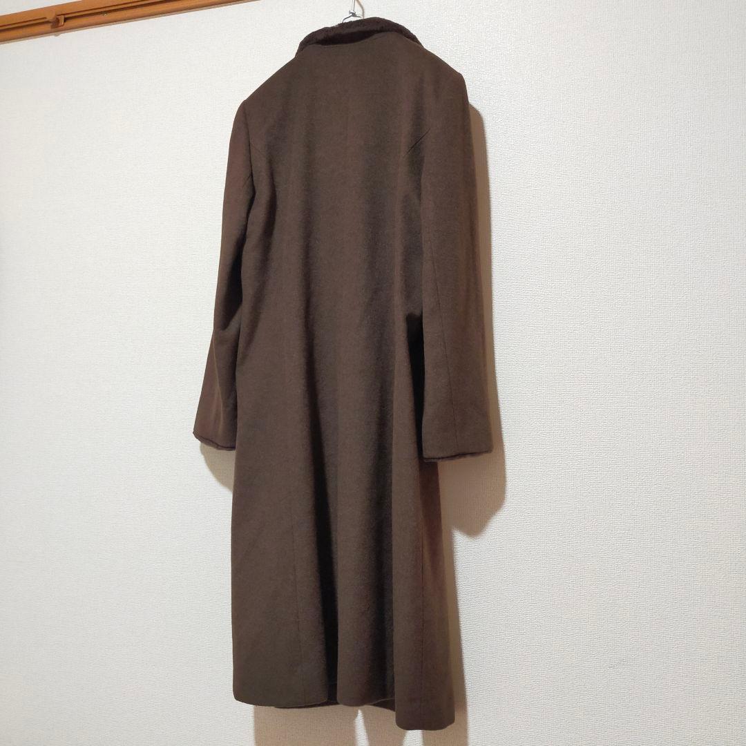 極美品　レリアン　ロロピアーナ　カシミヤ100%　ショールカラー　ロングコート