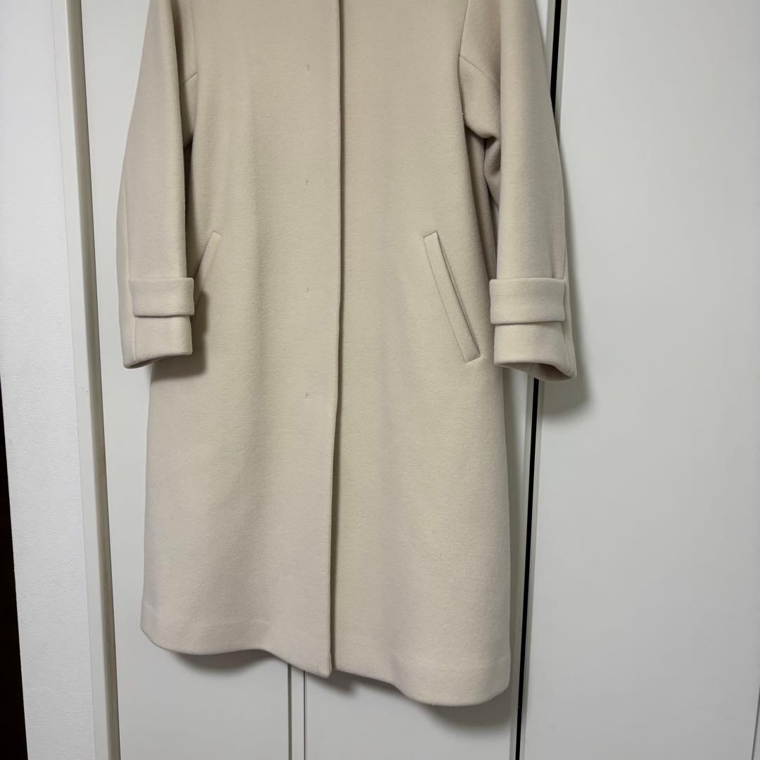 green label relaxing ノーカラー コート　ロング　xsサイズ