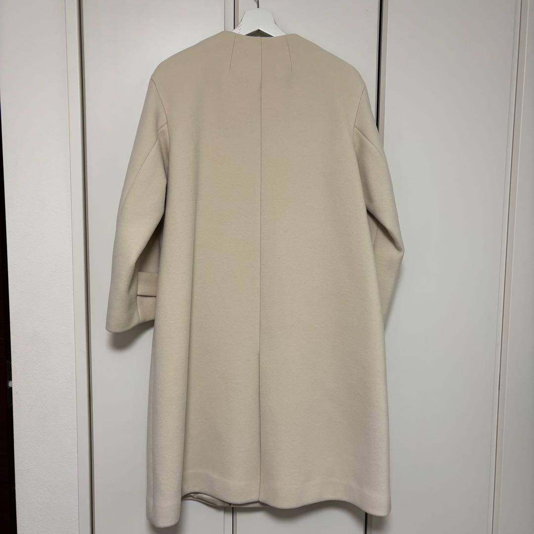 green label relaxing ノーカラー コート　ロング　xsサイズ