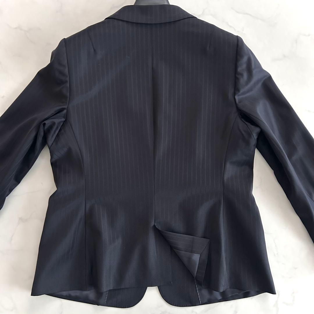 美品 23区 テーラードジャケット 大きいサイズ 50 濃紺 ネイビー 1B