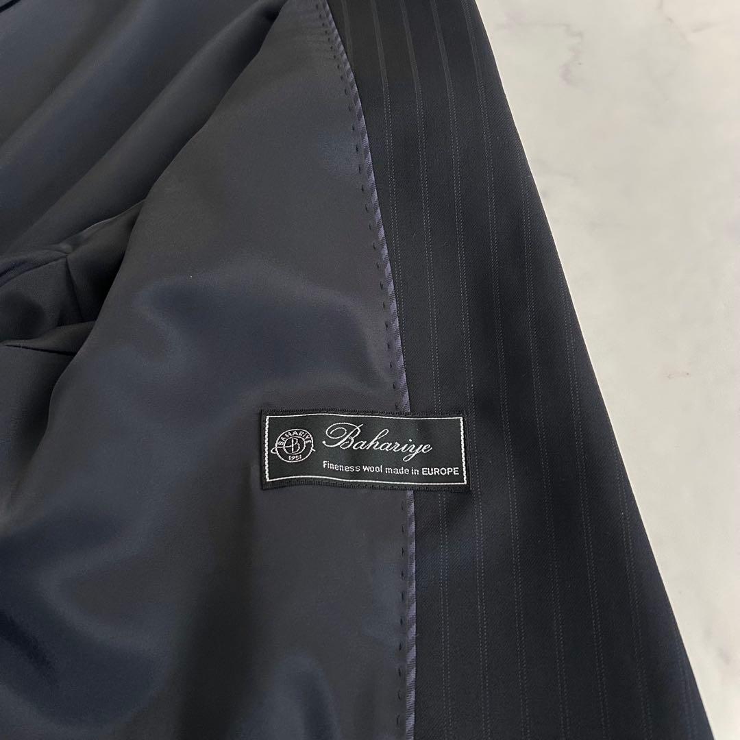 美品 23区 テーラードジャケット 大きいサイズ 50 濃紺 ネイビー 1B