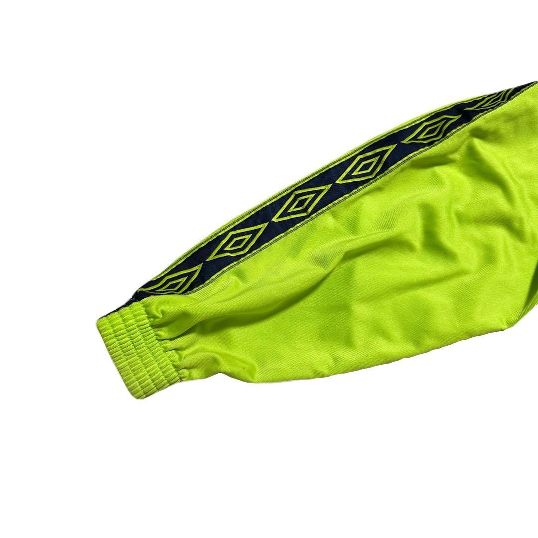 【珍色激レア】　90s 青タグ　アンブロ　umbro 蛍光グリーン ジャケット