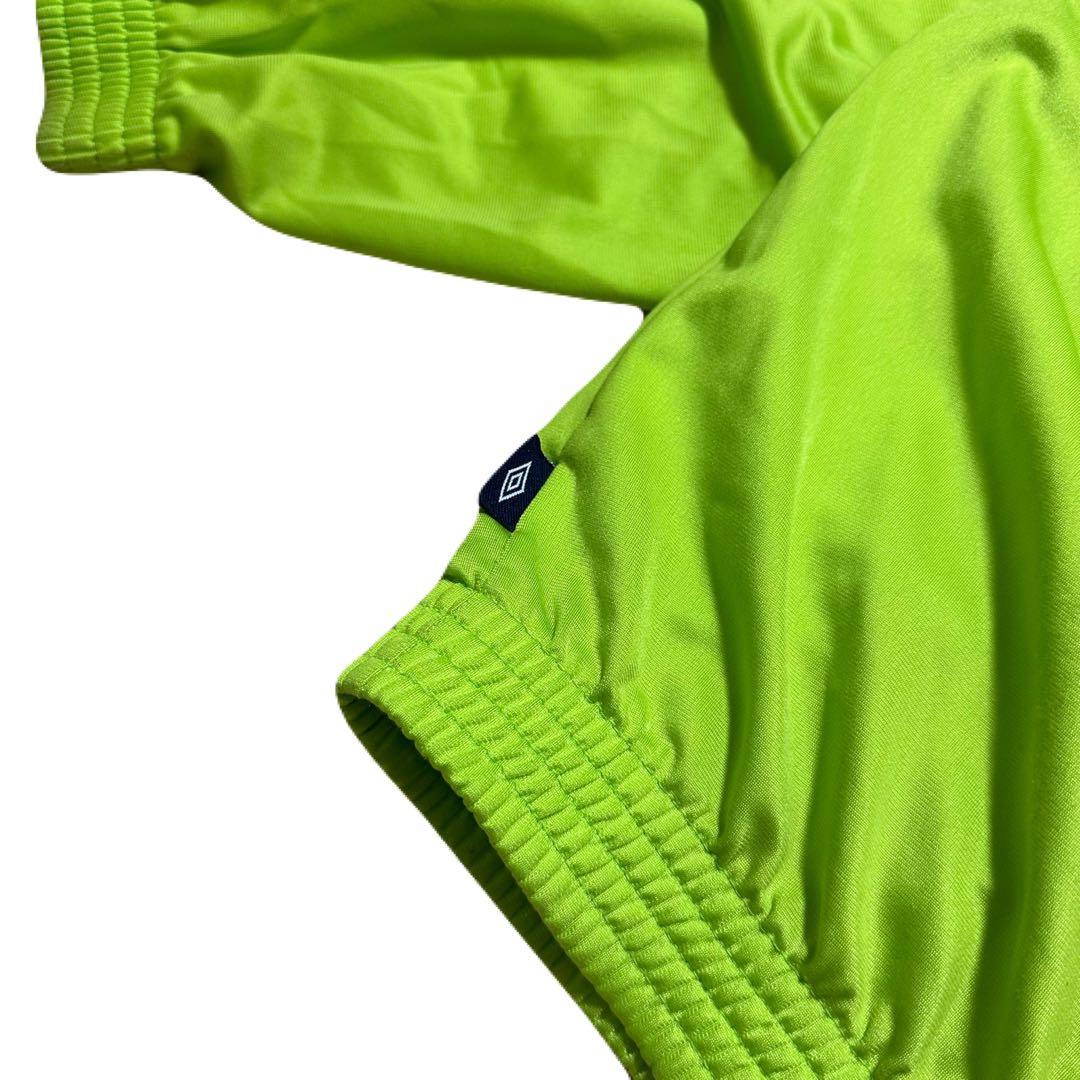 【珍色激レア】　90s 青タグ　アンブロ　umbro 蛍光グリーン ジャケット