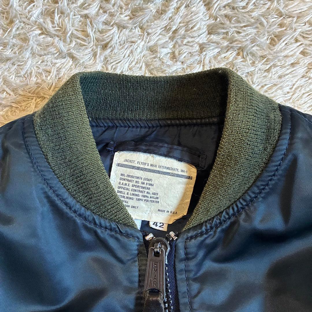 【希少】70s usairforce MA-1 フライトジャケット アウター