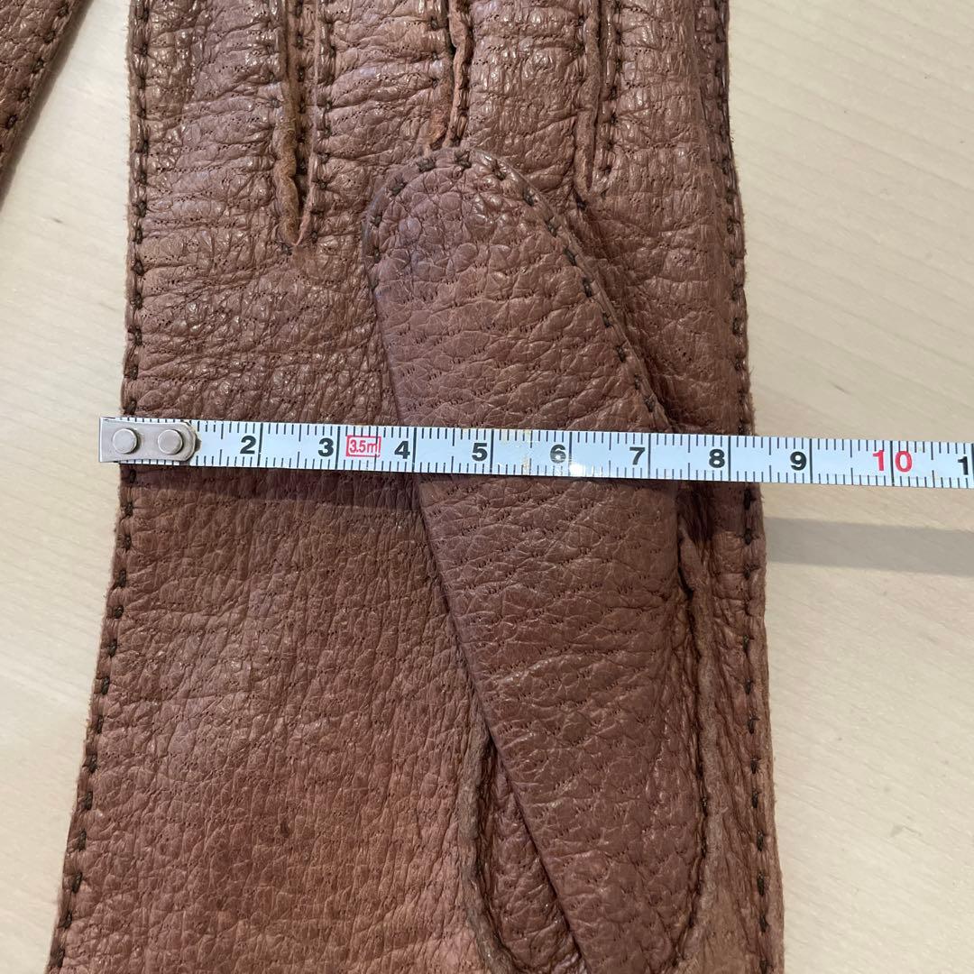 SALEヴィンテージ手袋　西ドイツ製　ペッカリー　ピッグスキン　手袋　グローブ