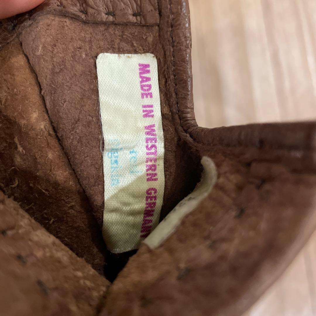 SALEヴィンテージ手袋　西ドイツ製　ペッカリー　ピッグスキン　手袋　グローブ