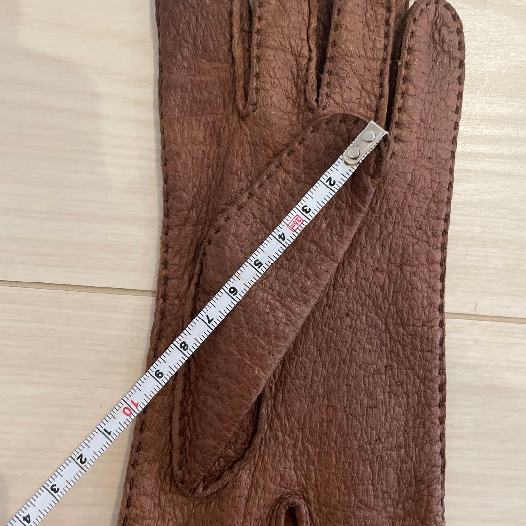 SALEヴィンテージ手袋　西ドイツ製　ペッカリー　ピッグスキン　手袋　グローブ