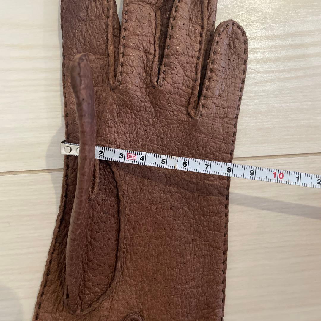 SALEヴィンテージ手袋　西ドイツ製　ペッカリー　ピッグスキン　手袋　グローブ