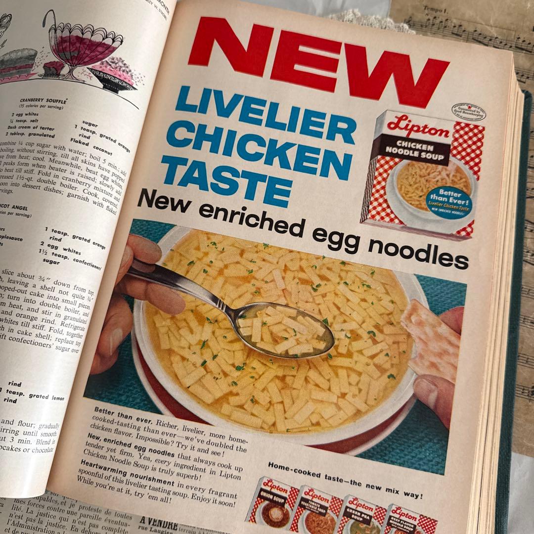 大容量❗️1960年ビンテージ可愛い雑誌　洋書　古書ジャンクジャーナル素材　広告