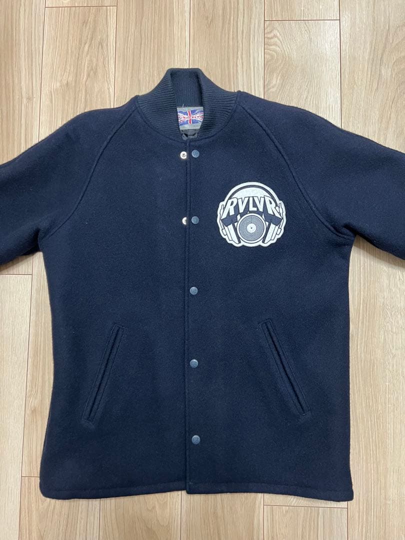 revolver リボルバー スタジャン M ネイビー/ホワイト